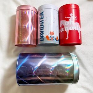 David's Tea Tins Holographic, Fox & Canada Bundle